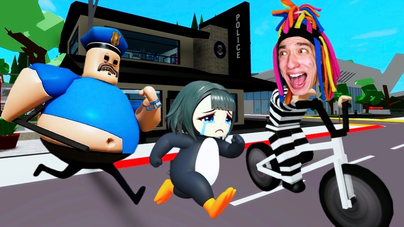 КИТАЙКУ И ГУГУГАГУ ПИНГВИНА ПРЕСЛЕДУЕТ БАРРИ!