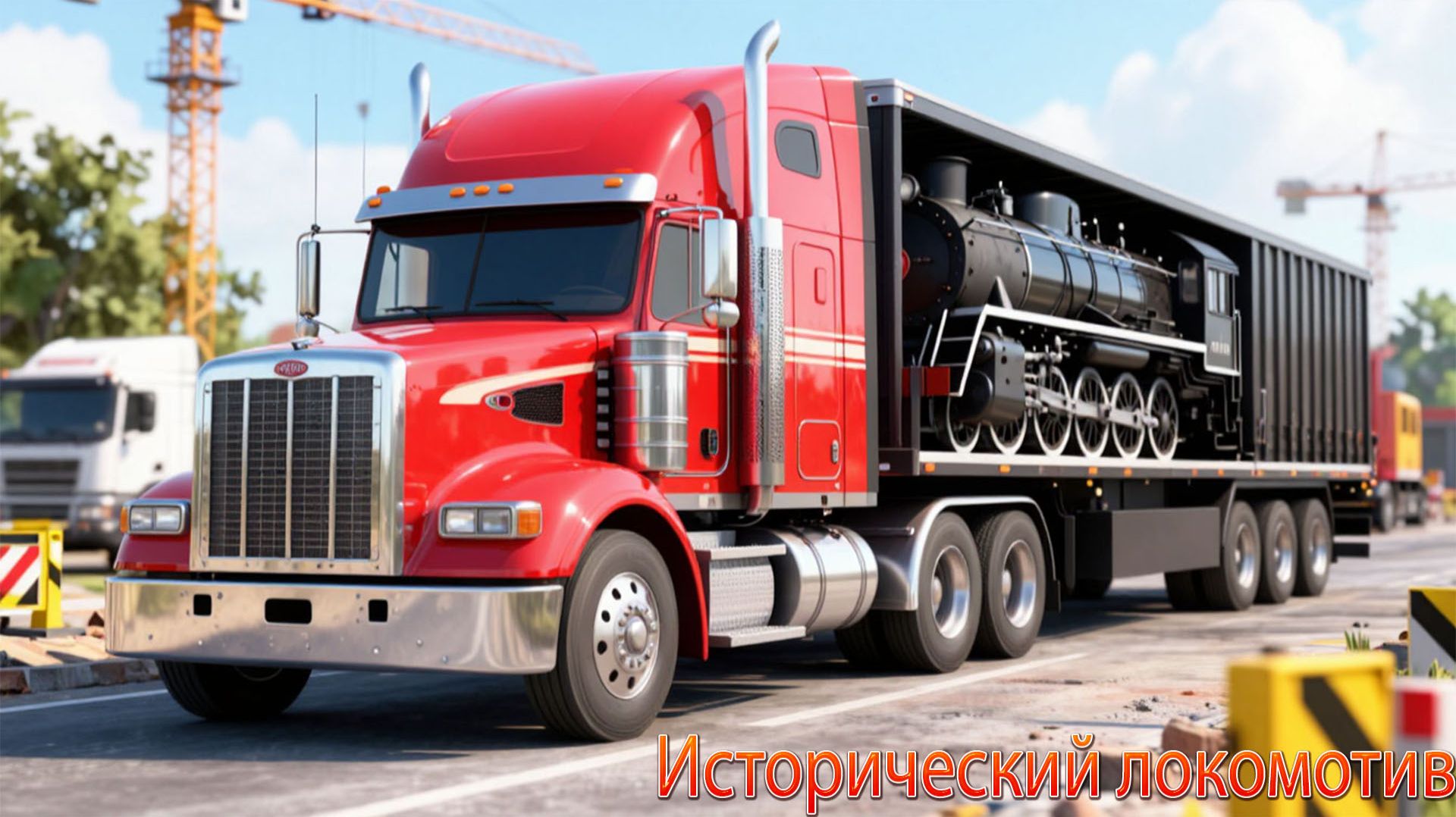 Прохождение Construction-Simulator 2015 Deluxe Edition-#10-Исторический локомотив.