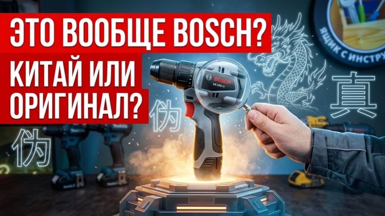 Bosch SR160-li: Подделка или мощная новинка в сером цвете?