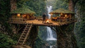 Строительство большого надземного убежища.