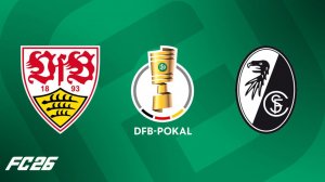 Штутгарт - Фрайбург Кубок Германии 1/2 сезон 25/26 FC26