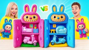 Строим Удивительный Кукольный Домик для Лабубу от Candy DO