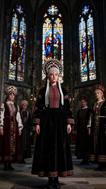 Русские традиции: Платья и культура культура традиции анимация