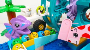 СТРОИМ ГОРКУ ДЛЯ ШАРИКОВ С ЛИФТОМ КАТАЕМ ШАРИКИ АСМР ВИДЕО ДЛЯ ДЕТЕЙ ДЕТСКИЙ КАНАЛ ИГРАЛКИ-ЗАЛИПАЛКИ