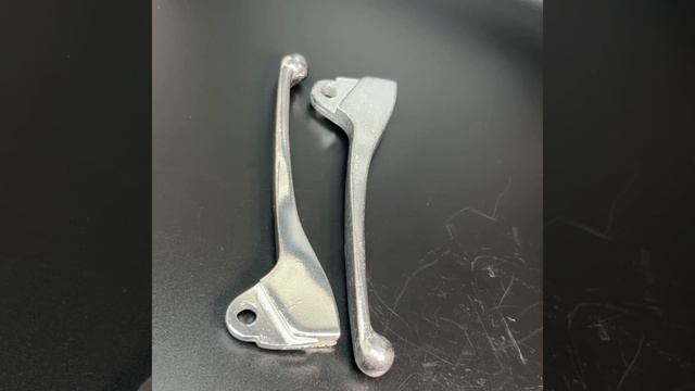 рычаги руля ямаха джог пара (барабан/барабан) Серебристые