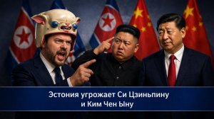 Эстония снова пригрозила Китаю. 😂 А также Северной Корее 🤣🍿🍿🍿