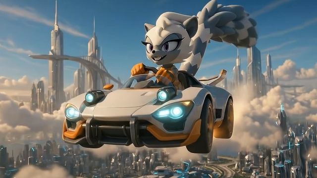 Мультики для детей Супер Соник на машинах  для всех фанатов любимого мультика