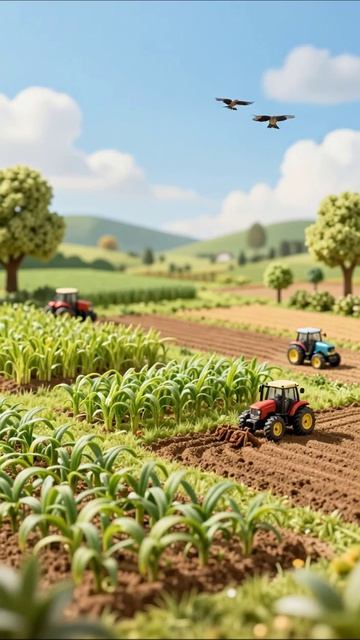 Жизнь фермера: работа на полях с тракторами #фермерство #тракторы #сельскоехозяйство