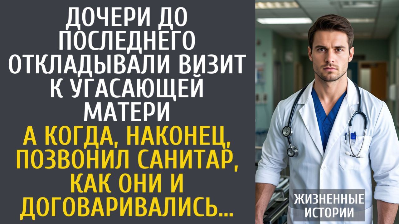 истории из жизни Дочери до последнего откладывали визит к угасающей матери… А когда позвонил санитар