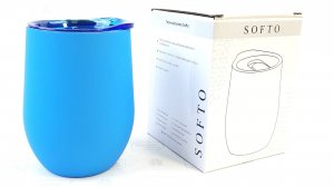 Термокружка SOFTO ярко-синяя