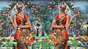 Сказочный Восточный танец в цветнике от Киностудии Мудрого Кота Тимофея!