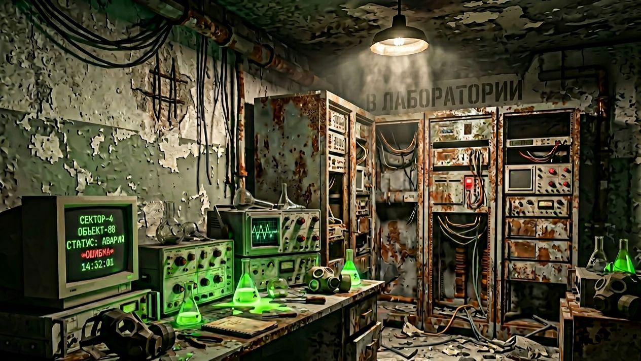 В лаборатории Рубецкого...