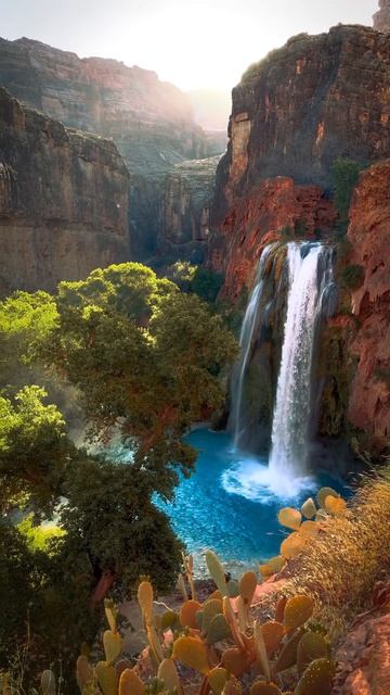 Водопад Хавасу в Аризоне