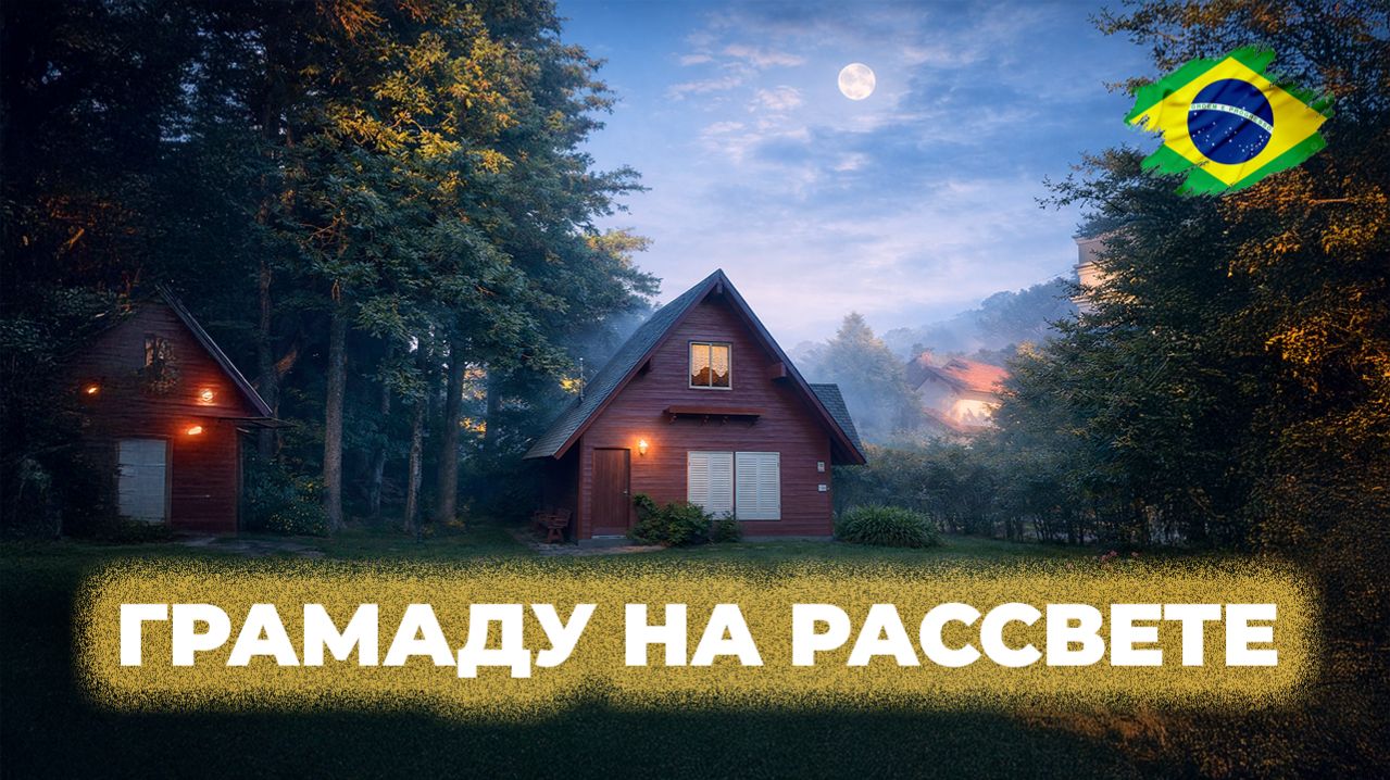 Прогулка по Грамаду на рассвете | Бразилия без людей