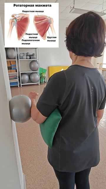 ЛФК для плеча. Укрепление мышц ротаторный манжеты