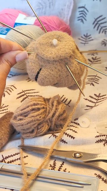 как закрыть сустав в игрушке, если вязание закончено?