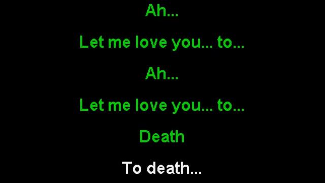 Type O Negative - Love You to Death (Funbox Karaoke, 1996) [qhtfW7S76RQ]