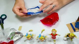 Открываем коробки Sweet Box с Волчатами-Забиваками, Чемпионат Мира по Футболу, 2018, Россия