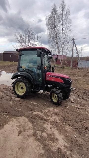 Первый тест-драйв после отгрузки. Solis-gold | Солис-голд HST #минитрактор #трактор