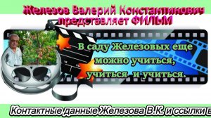 В саду Железовых еще можно учиться, учиться  и учиться.