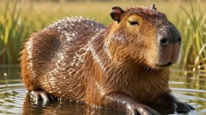 капибара в беде пока она спала!