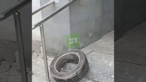 Автомобиль врезался в проходную завода "Электромашина"