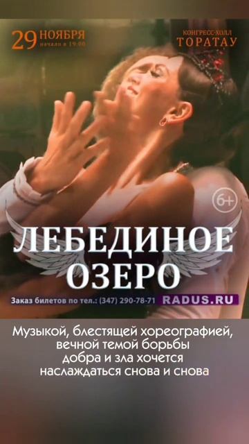 Балет Лебединое озеро 29.11.2026