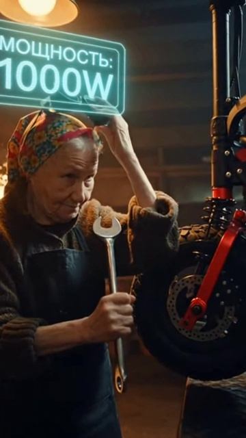 Киберпанк который мы заслужили: бабуля тюнингует самокат на 1000W 
бабушка бабуля бабка юмор