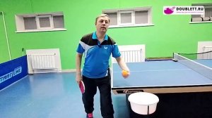 Подготовительное упражнение для топ-спина справа!!!