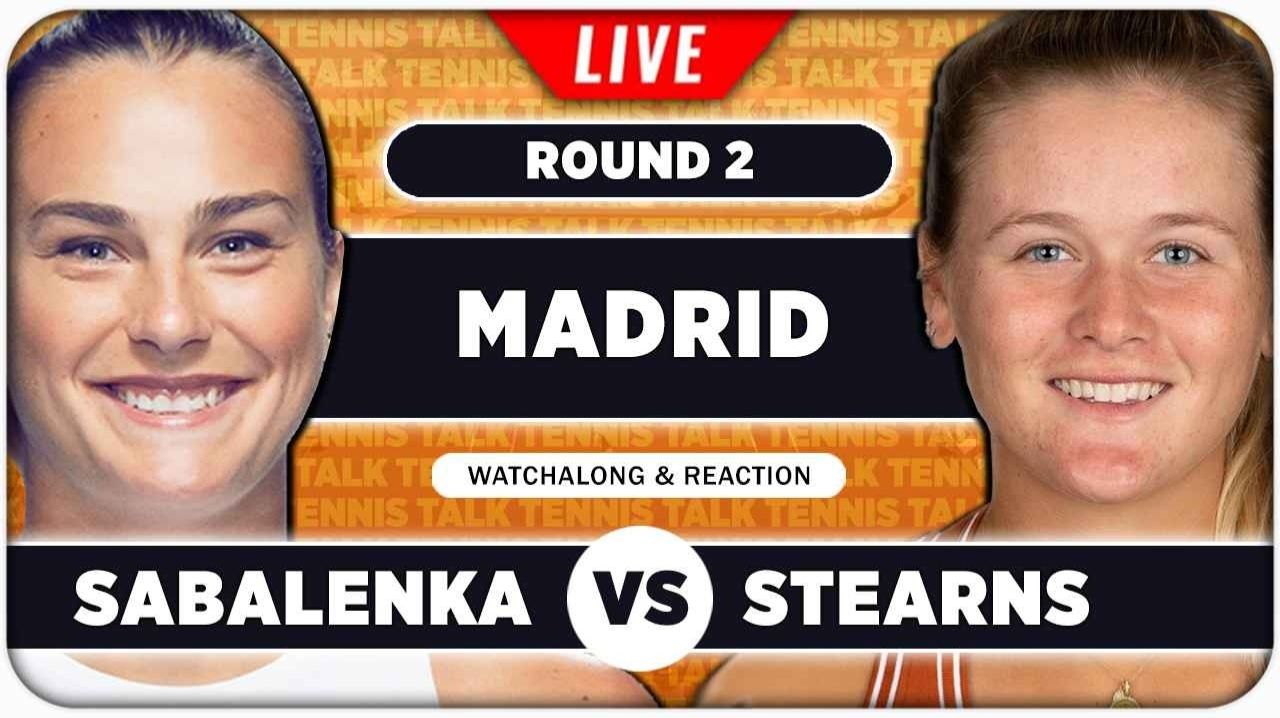 Соболенко А — Стернс П Теннис. WTA. Мадрид. Грунт