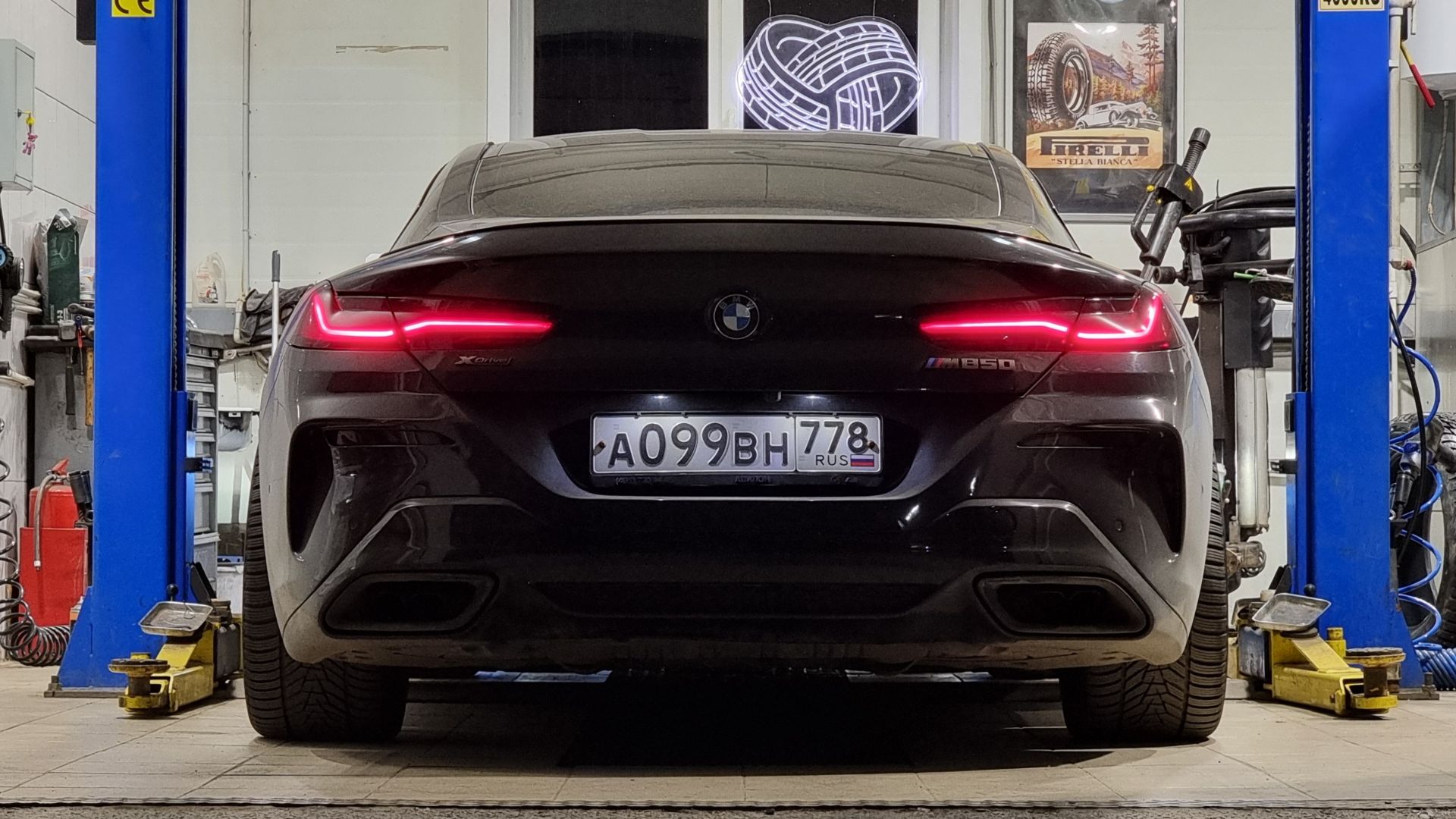 Ставим шины на BMW M850