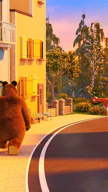 Маша уехала ........коробку?