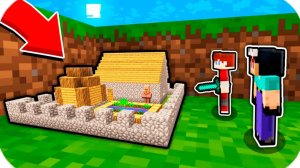 НУБИК ГРИФЕР И ПЭНН НАШЛИ САМУЮ МАЛЕНЬКУЮ ДЕРЕВНЮ ЖИТЕЛЕЙ В 1 БЛОК! МИР УМЕНЬШИЛСЯ В МАЙНКРАФТ!