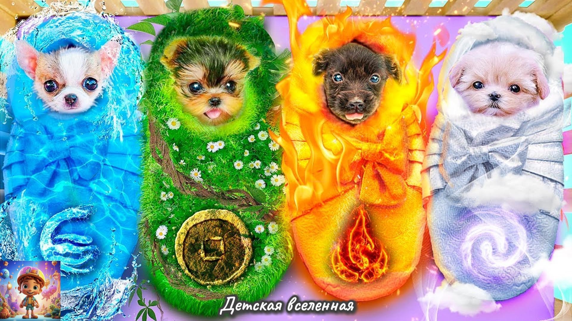 ПРИЮТИЛИ ЖИВОТНЫХ - ОГОНЬ ВОДА ВОЗДУХ И ЗЕМЛЯ / СТРОИМ СЕКРЕТНЫЕ ДОМИКИ ДЛЯ ЖИВОТНЫХ