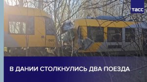 В Дании столкнулись два поезда