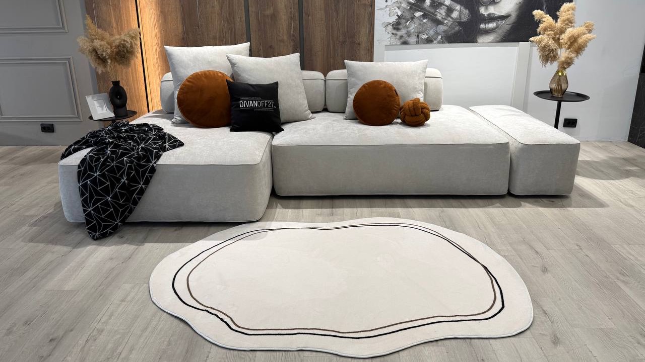 Модульный диван ШЭР с переставными подушками от фабрики дизайнерской мягкой мебели  ДИВАНОФФ27