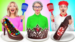 Кулинарный Челлендж# Я против Бабушки # Смешные Кулинарные Трюки от Candy DO