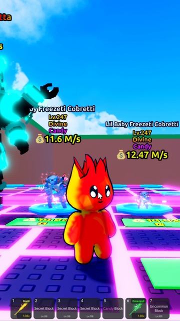 Meta Techneta And Lil Babi Freezeti Cobretti 🤯😳 Escape Tsunami for Brainrots