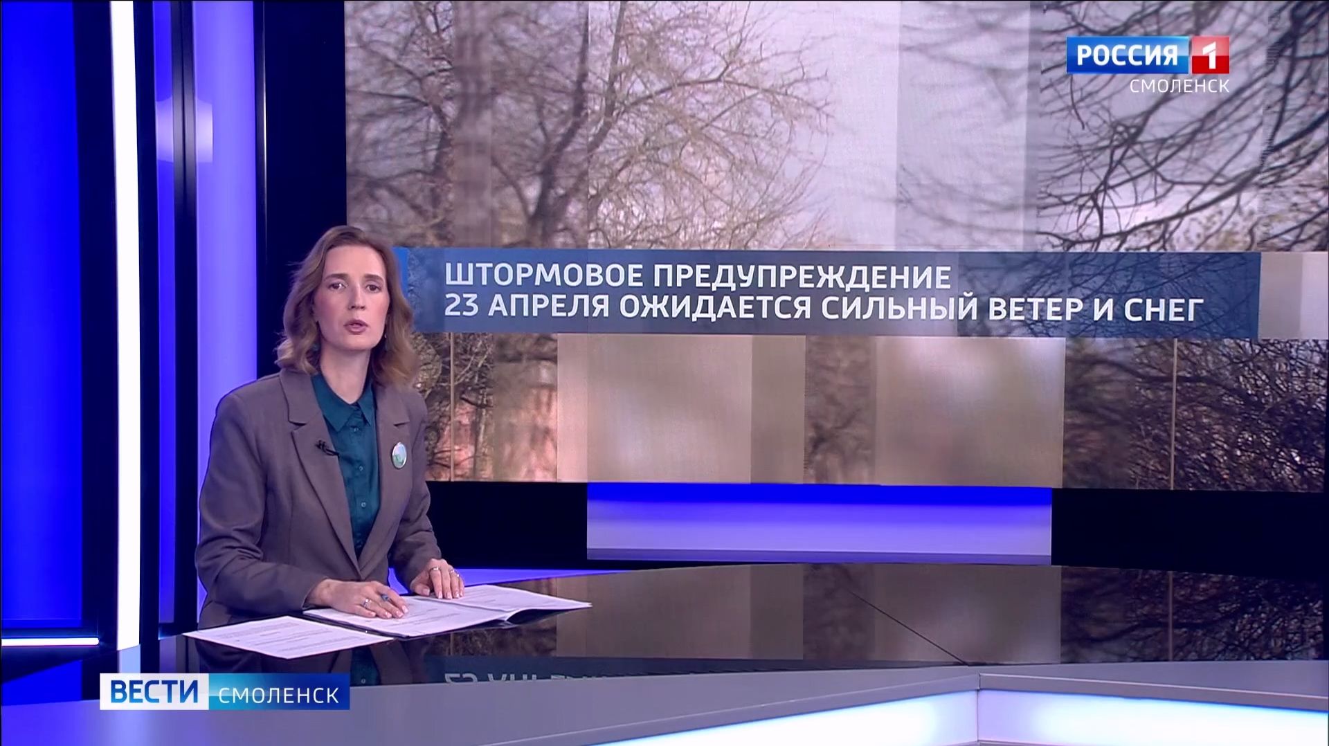 Вести-Смоленск - в Смоленской области объявлено штормовое предупреждение