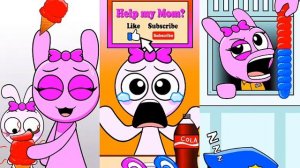 СПРУНКИ ЧЕЛЛЕНДЖ ЕДА ! Мультфильм про СПРУНКИ!