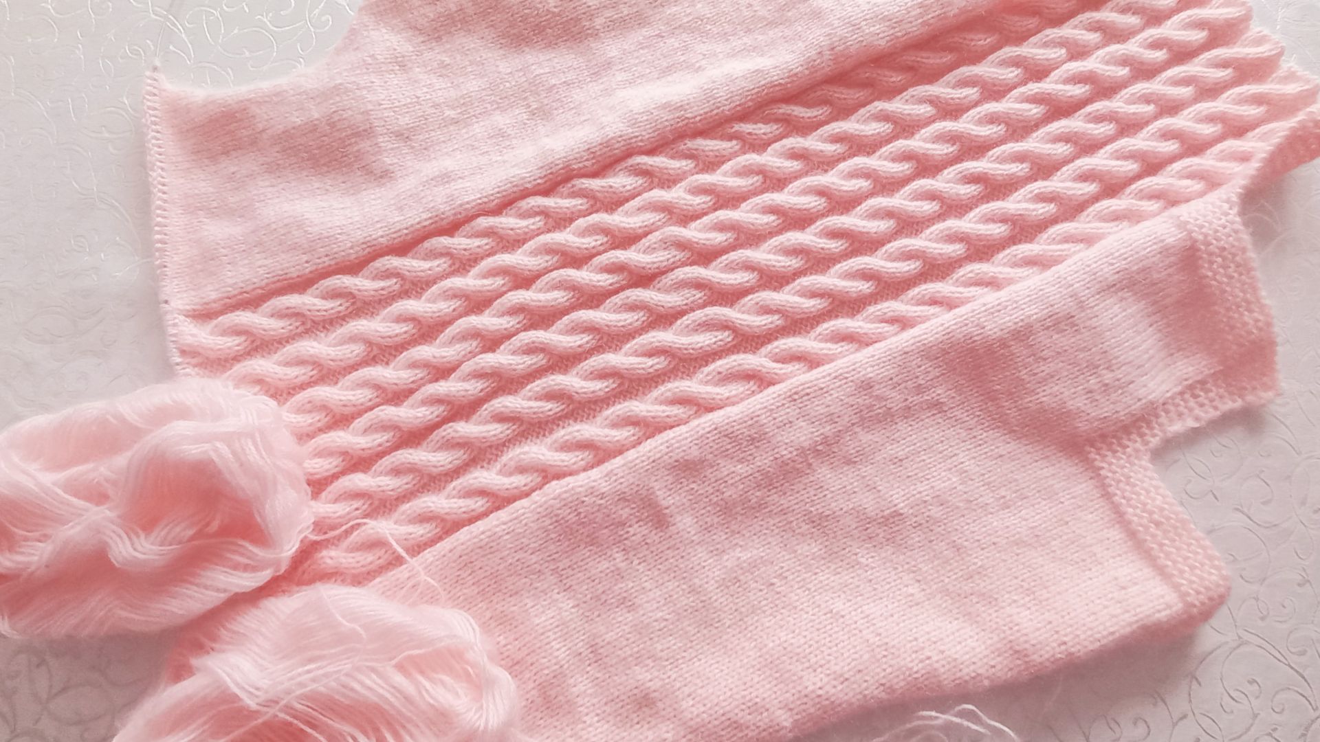 Свитер Зефирка Спинка часть 2