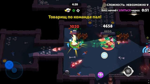 БРАВЛ СТАРС! ИМБОВАЯ ТАКТИКА КАК ПРОЙТИ БОССА ВОРОНА!