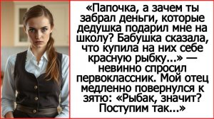 Истории из жизни - Андрей Белый. Муж с матерью спустили школьные сбережения дочки на застолье.