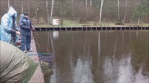 Дождливое утро на Спорт-зоне. Клёвое место Лосиный остров.