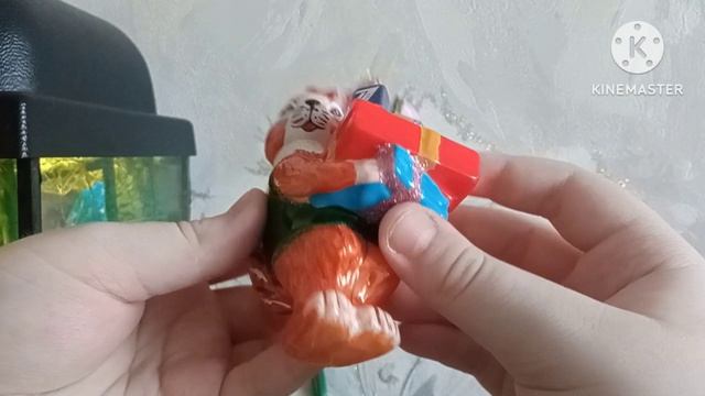 Обзор на новогодние игрушки Белочки от первого канала и самый красивый дерево