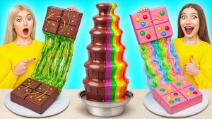 Шоколадный Фонтан Челлендж # Смешные Челленджи с Едой c Candy DO
