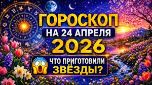 Гороскоп на 24 апреля 2026 😱 Что приготовили звёзды?