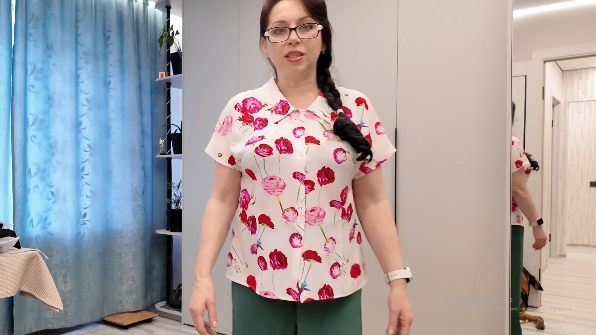 Новая блузка по старой выкройке.