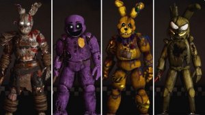 Bite By Night — демонстрация всех скинов Спрингтрапа | НОВОЕ ОБНОВЛЕНИЕ