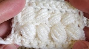 Узор крючком косичка